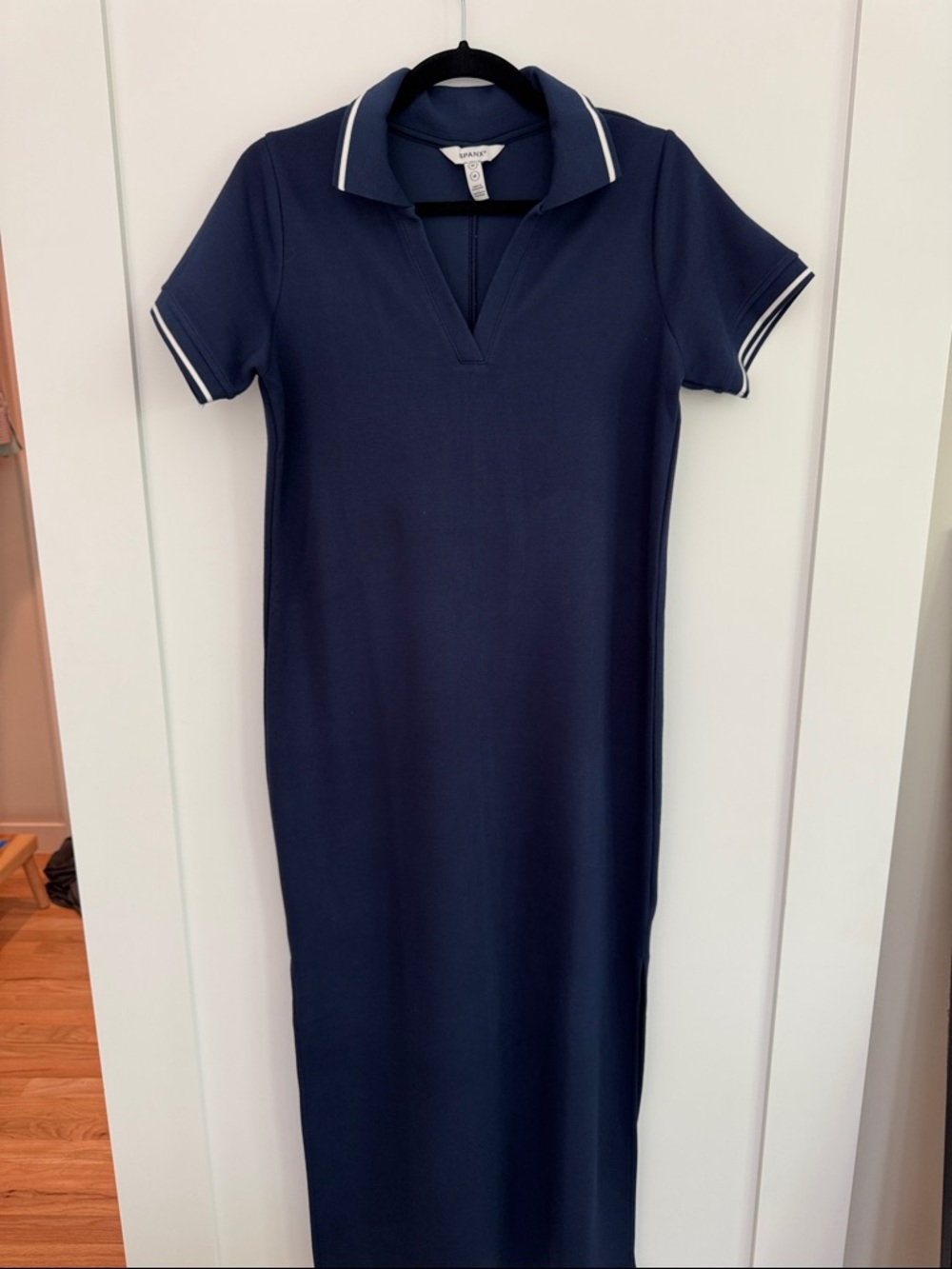 SPANX Air Essentials Pique Polo Midi Dress - Picture 2 of 4